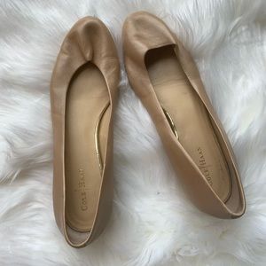 Nude Cole Haan Flats with Gold Heels | Size 7.5
